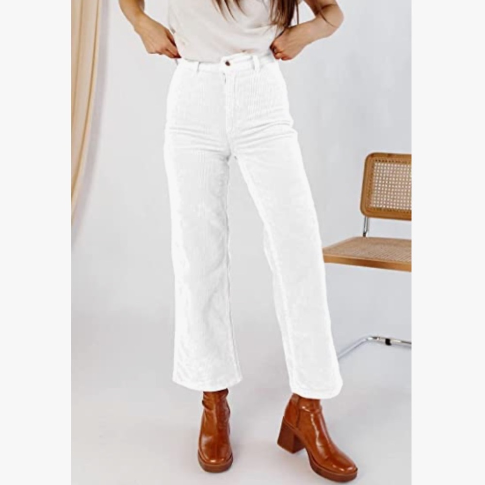Retro Corduroy Pant- High Waist- Wide Leg